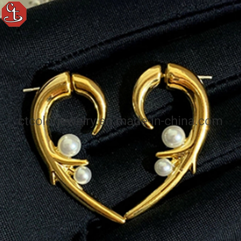 Fashion High End Freshwater Pearl Sterling Silver Women Earrings Custom Jewelry