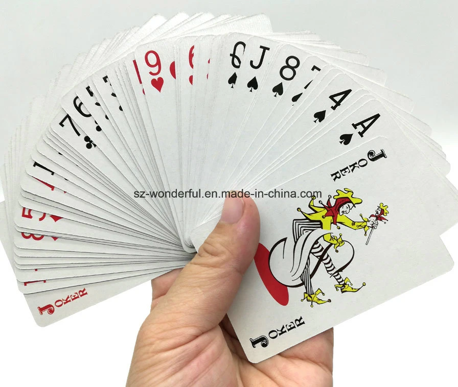 Custom Printing Playing Cards High quality/High cost performance  Paper Poker Wholesale/Supplier Game Cards for Adults Entertainment