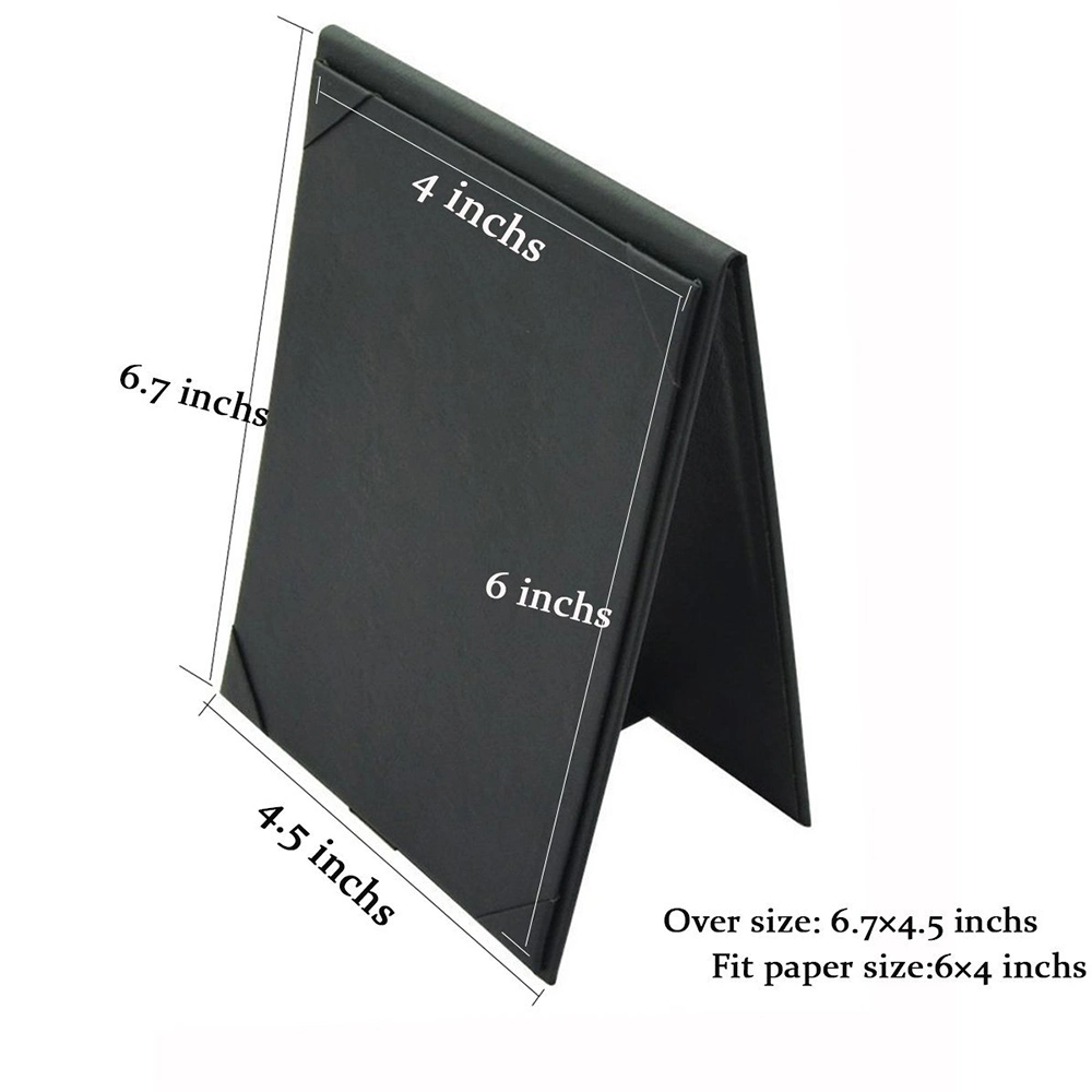 Wholesale/Supplier Table Stand Leather Restaurant Menu Holder for Cafes Bars