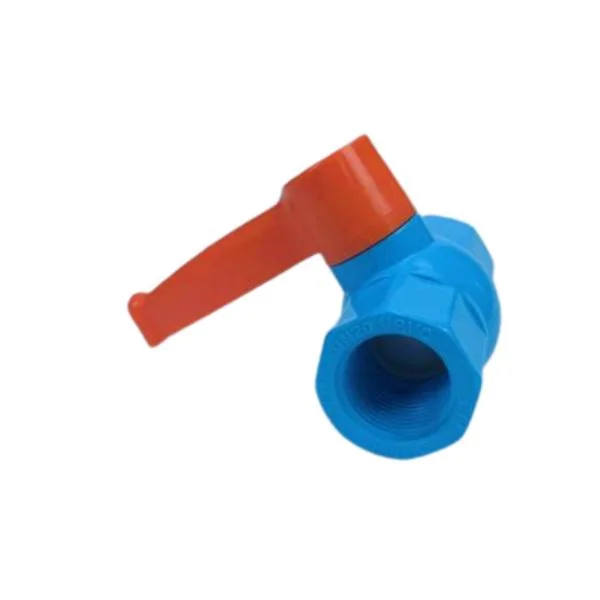 Plastic Pressure Pipe Tube Fittings Plastic Ball Valve Water Supply UPVC DIN Standard Octagonal Thread Ball Valve with Long Handle