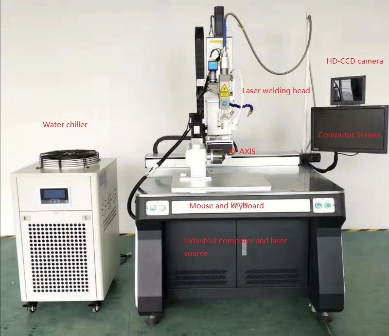 CNC Rotary Laser Soldering Machine Price Metal Steel Laser Welding Machinie on Aluminum/Stainless Steeel Tube