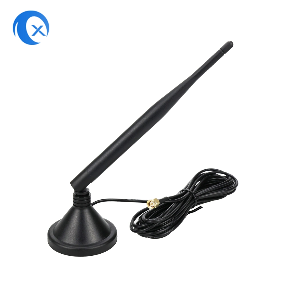 5dBi 4G ANTENA LTE 3m de cabo macho SMA Base Magnética sem fio da antena amplificador de sinal