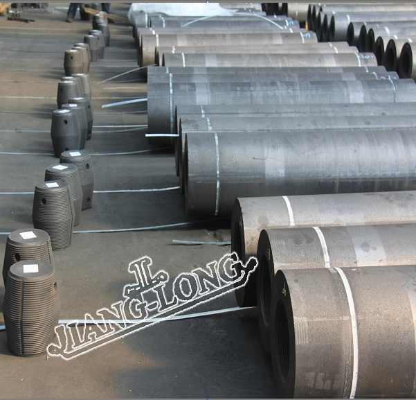 UHP 450 (14') -600 (24') Graphite Electrode with Nipples From Jiang-Long