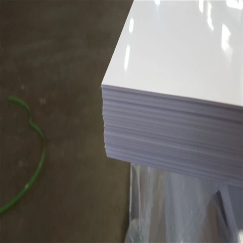 Customized Size Plastic PVC Hard Sheet Glossy White Rigid PVC Sheet for Advertising