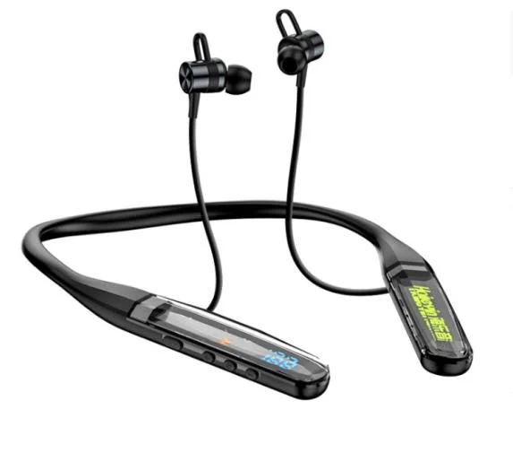 Green Neck Wireless Bluetooth-Kopfhörer 200h Long Life Sports Running Headset Wasserdichte Ohrhörer Magnetische Kopfhörer