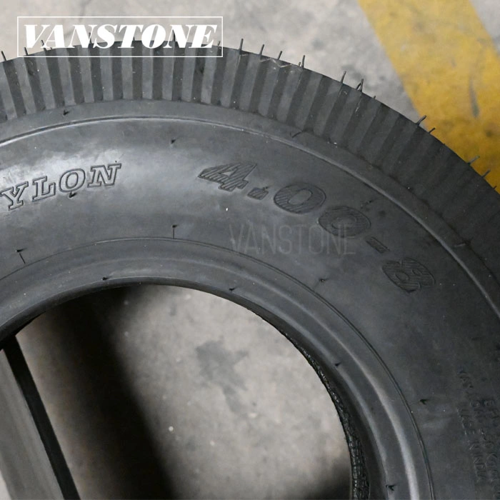 3.4kg Heavy Duty Tuk Tuk and Wheelbarrow Tyres for Trolley 4.00-8