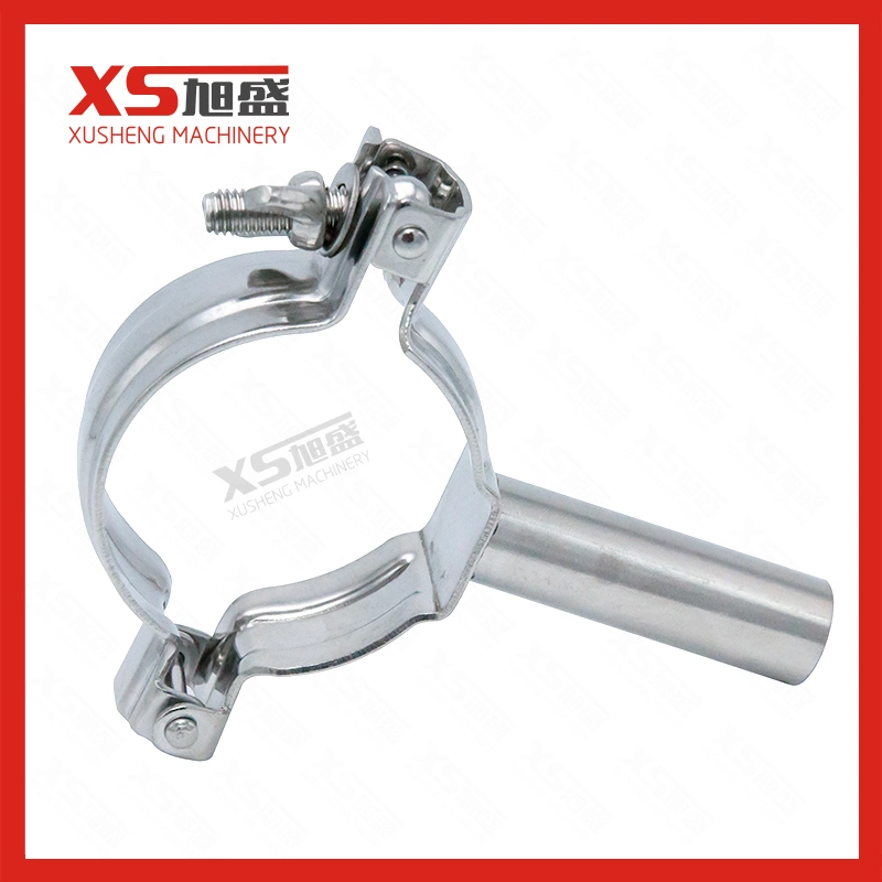 Stainless Steel SS304 Round Pipe Holder with Seat