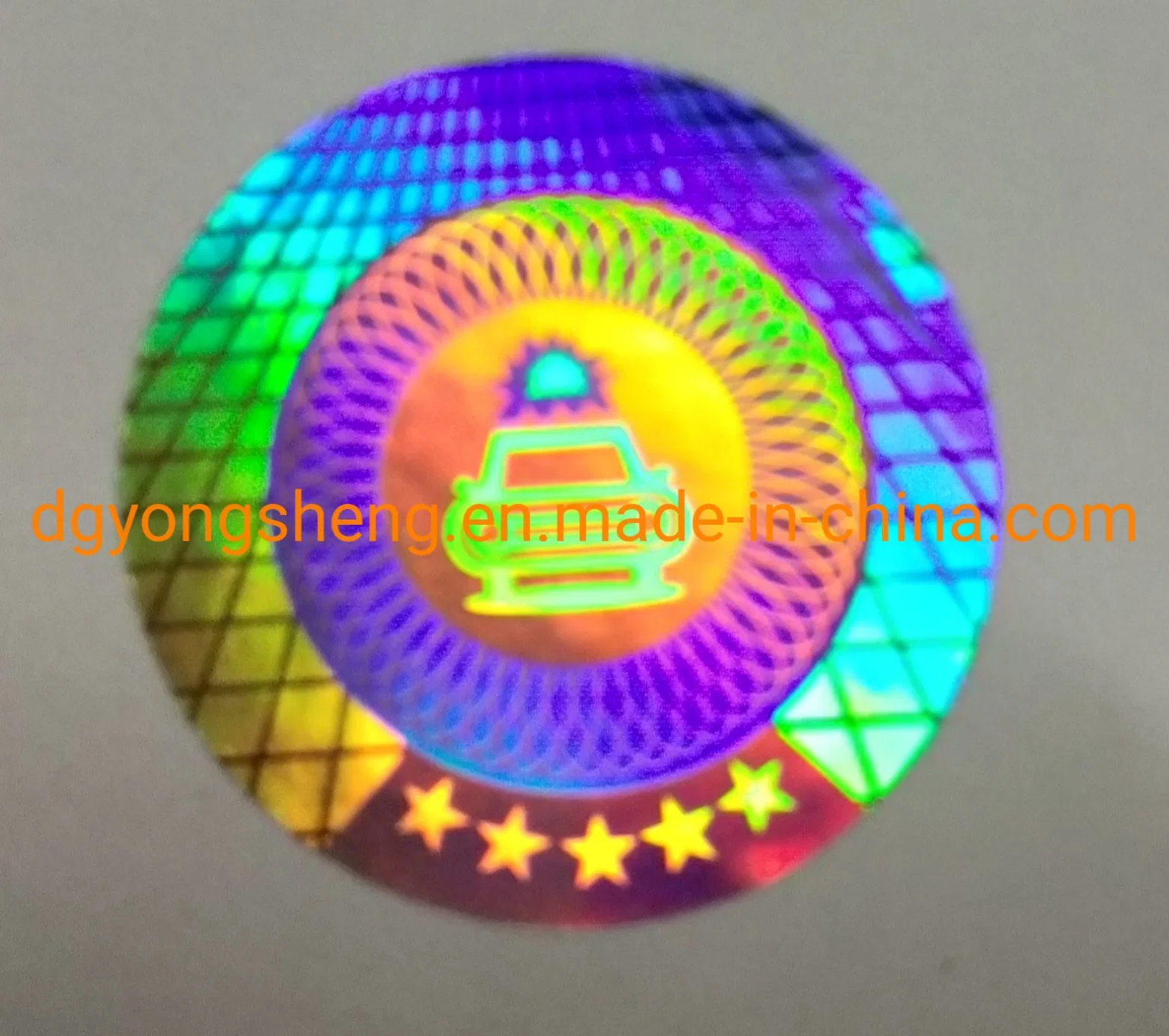 Laser Security holograma Anti-Fake Autocolantes impressão de etiquetas