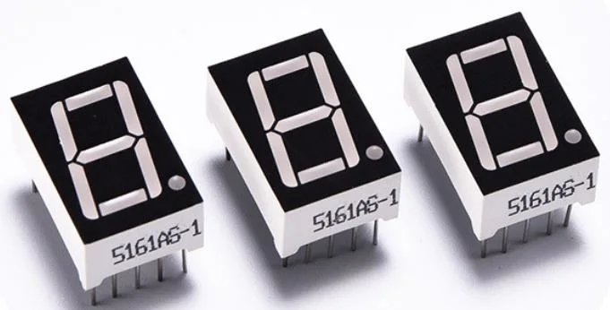 0.3 0.36 0.56 0.8 7 Segment Digit LED Display