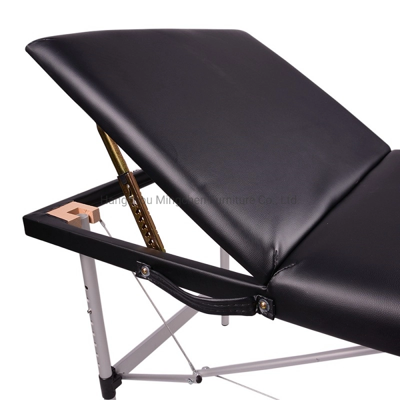 Certification CE Lit de massage pliant en aluminium pour salon avec sac de transport imperméable