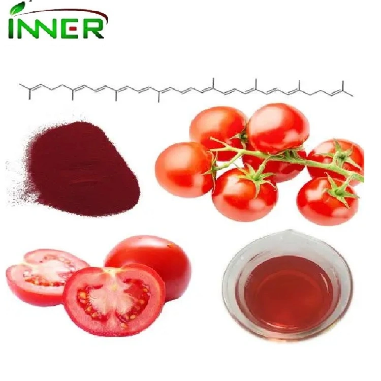 Extracto de tomate natural en polvo el licopeno el 5% 6% 10% 20% de extracto de tomate en polvo de licopeno de frutas