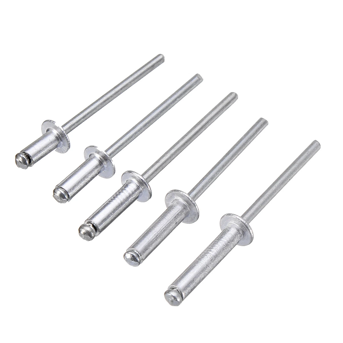 Bouton d'Ongles rivet aveugle de tête de clou de la taille, DIN Pop de l'acier en acier inoxydable aluminium Bright (non enrobé) GB