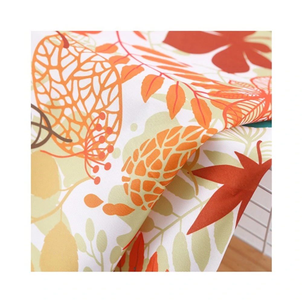 Minimatt Waterproof Maple Leaf Printed Fabric Custom Fabric Digital Printing for Outdoor Fabric Women Dress Tent and Table Cloth