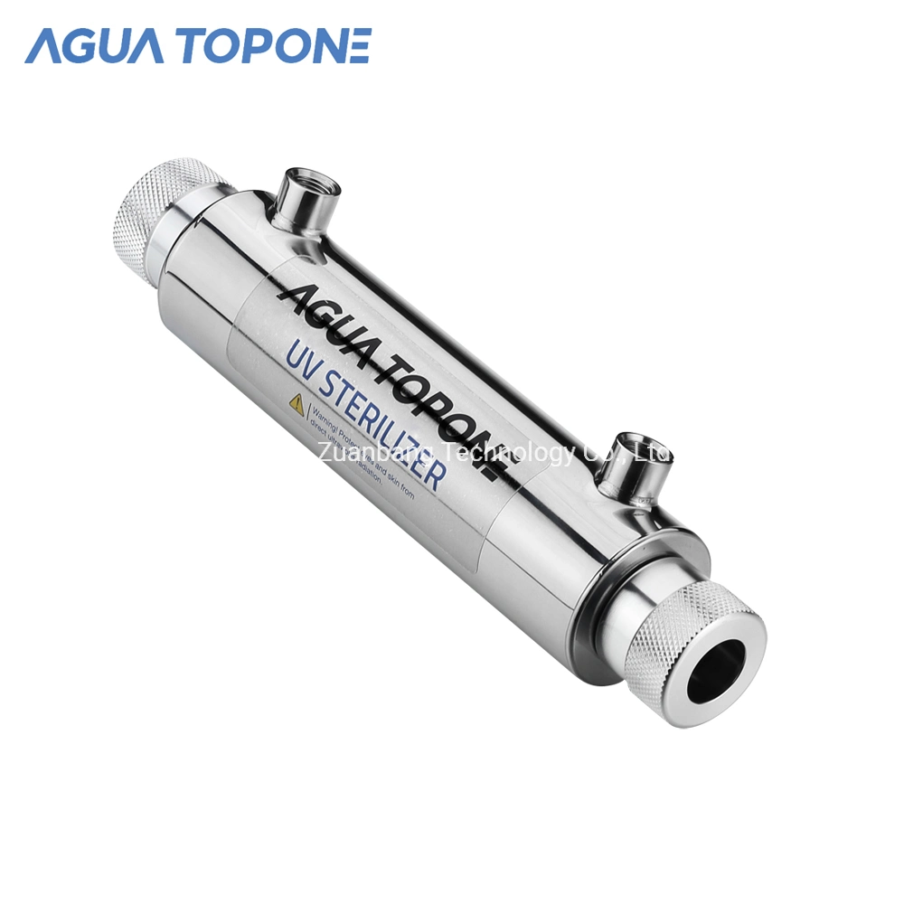 Agua Topone 6, 12, 16, 25, 30, 55W Stainless Steel UV Water Sterilizer with CE RoHS for Home Use