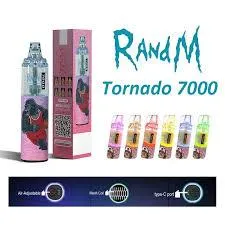 Shenzhen Preis Runfree Randm Tornado 7000 Big Puff Custom Vaporizer Pen LED Light E Zigarette wiederaufladbare Saft Gesundheit Wape Drop Versand Einweg Pod Vaper