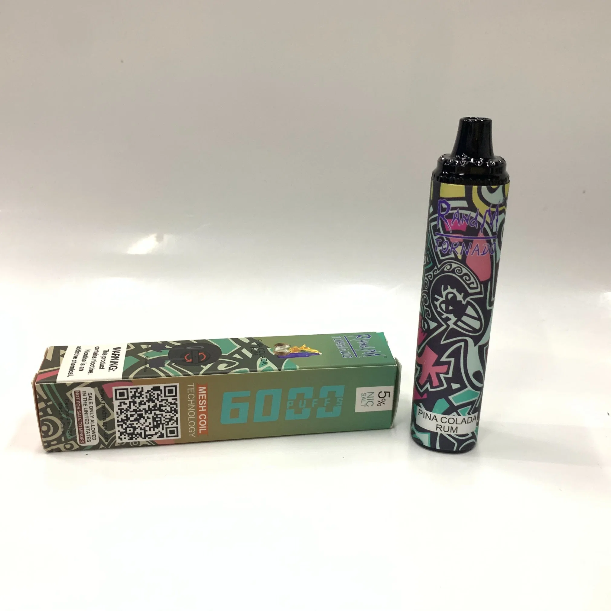 Comercio al por mayor nueva fábrica de tabaco precio directo de 6000 inhalaciones 12ml de E-Liquid Type-C Recgarge Vape Pen