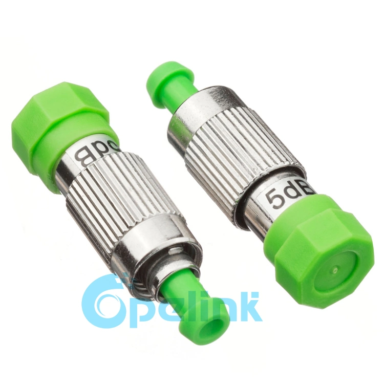 Optical Fixed Attenuator Singlemodefc/APC Plug-in Fiber Optic Attenuator Male-Female