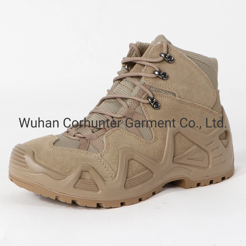 Men's Outdoor Desert Tactical Boots Waterproof Mountaineering Shoes Plus Cotton Winter