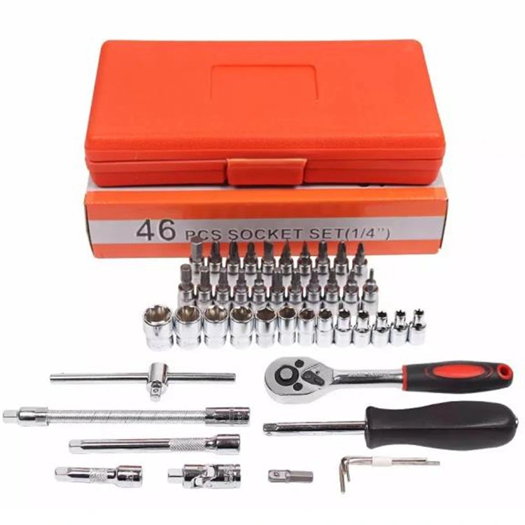 Auto Repair Tools Manual Hardware Wrench Socket Tool Set SRS-46b