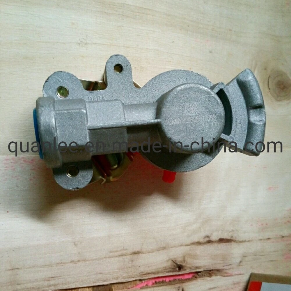 Shacman FAW Sinotruck Sinotruk Chntc HOWO Original Spare Parts Genuine Trailer Connecting (trailer coupling) Valve Withwg9000360170160; Wg9000360171