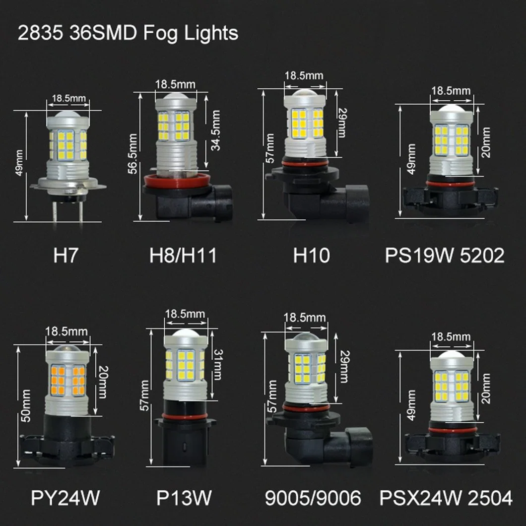 GVIEW V36 H1 H7 H8 H11 H10 9005 9006 LIGHT auto Beleuchtungssystem LED Nebelscheinwerfer Auto Glühlampe