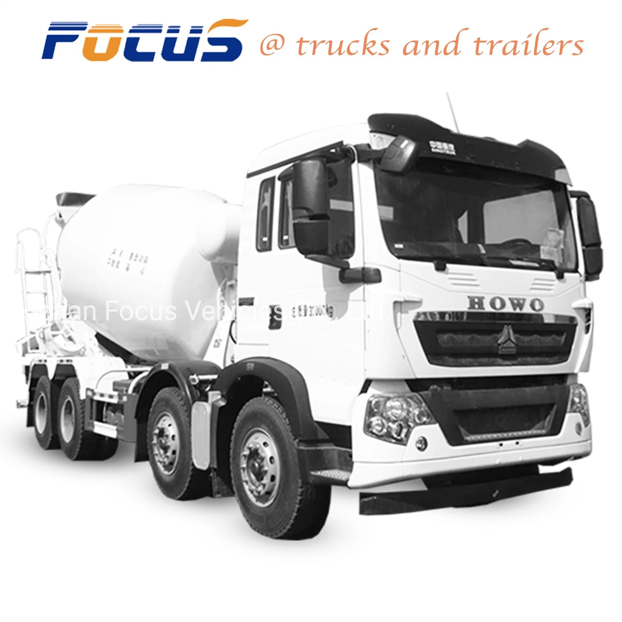 8m3 10m3 12 Cubic Meters Construction Machinery Concrete Mixer/Mixing Tank Truck