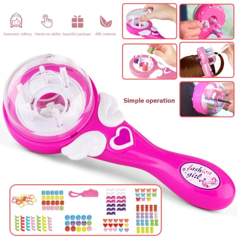 Heißer Verkauf Magic Hair Growth Braid Girl Electric Braid DIY Frisur Mali Flechten Frisur Spielen Haus Spielzeug für Mädchen magisch Brading Machine Hiar Machine