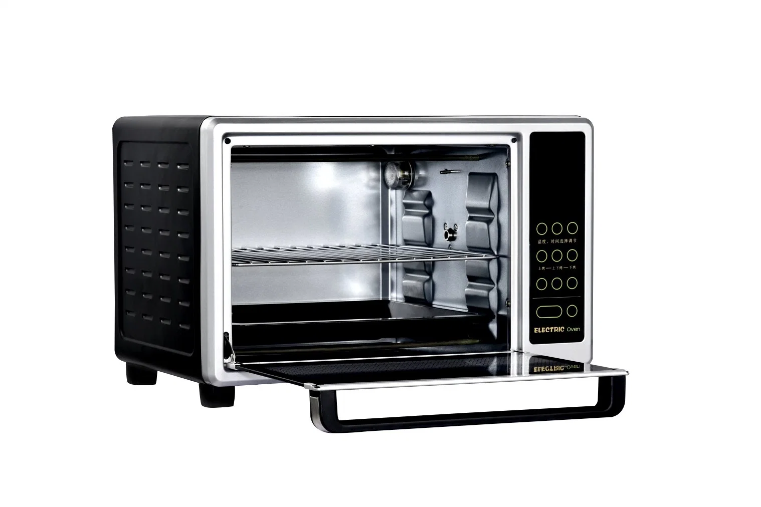 30L LCD Digital eléctrico tostadora horno de pizza de control