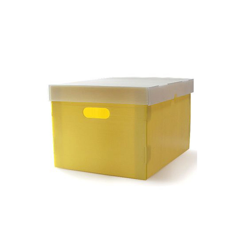 Customized Custom Size Plastic Containers Reusable Corrugated Plastic Cube Box