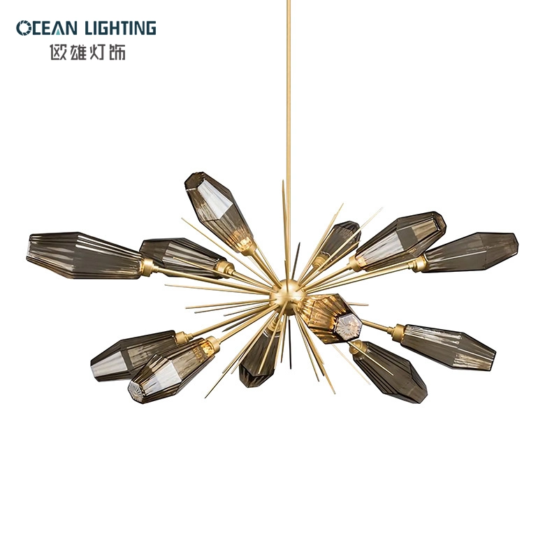 Ocean Neuheit lange LED-Decke moderne Kronleuchter Pendelleuchten Nordic