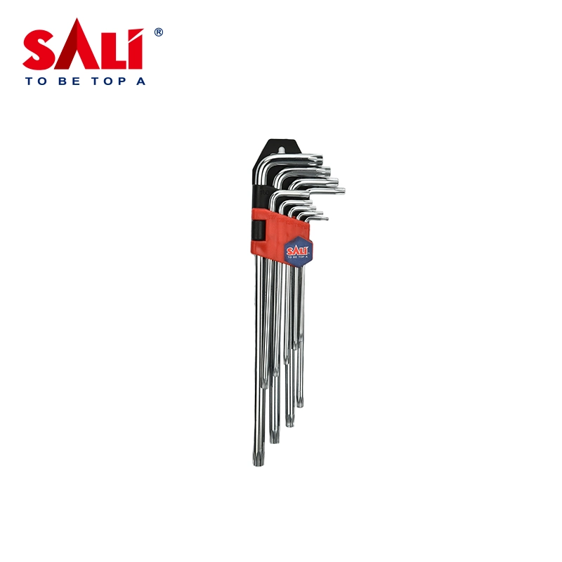 Sali Long Length Professional Hand Tools 9PCS Star End Hex Key Set