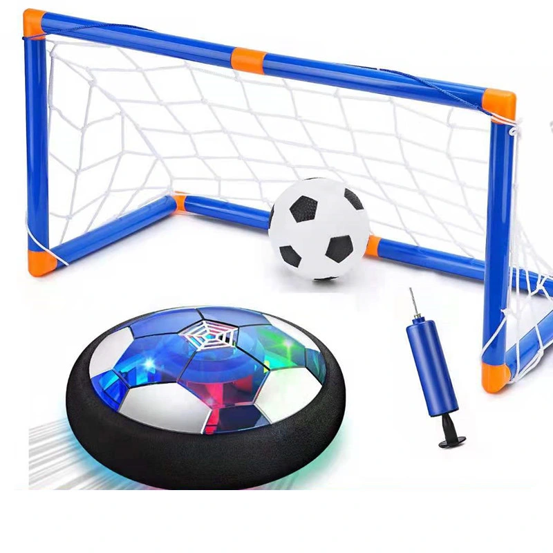 18cm Fútbol con flotadores Mini Toy Ball Air Cushion Flash suspendido Deportes al aire libre en el interior Diversión Fútbol Juego Educativo niños Juguetes Regalos