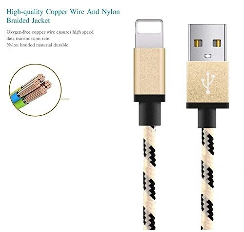 Nylon Braided Good Quality 2.4A High Speed Mobile Accessories for iPhone 11