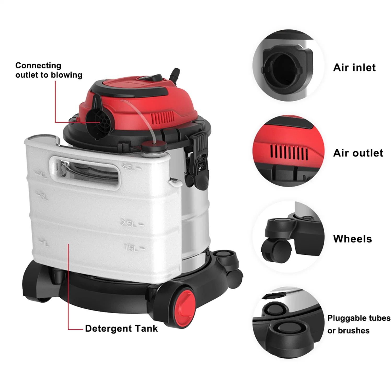 Quality Carpet Cleaning Machine Stainless Steel Tank