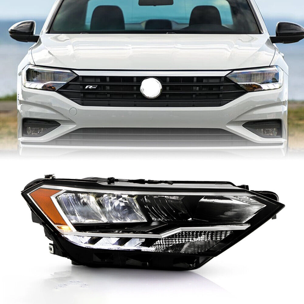 Auto Spare Part Car Halogen Head Lamp Automobile Headlight Head Light for Volkswagen Jetta 2019-2023 Car Accessories Body Fit Front Position Lamp