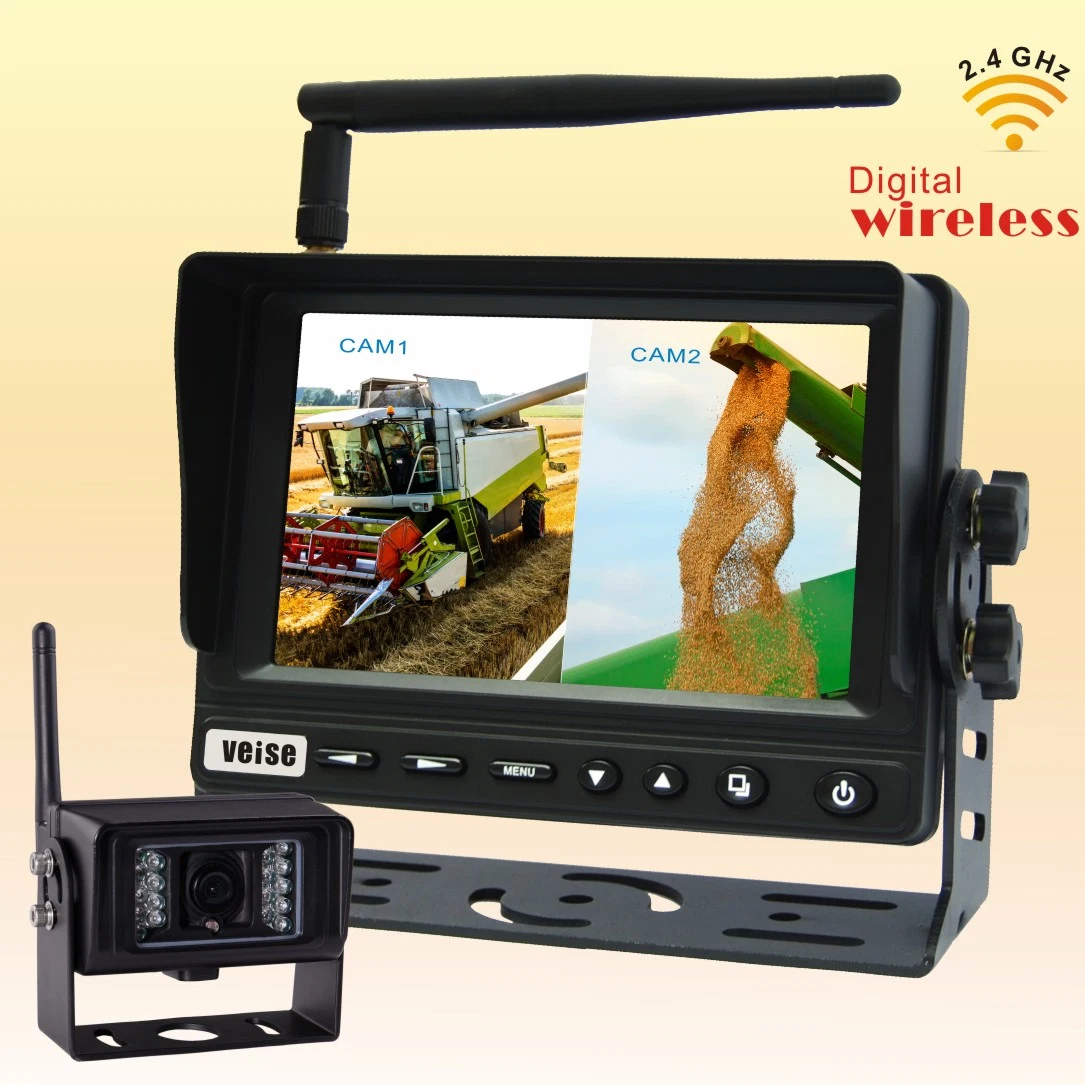 Sistema sin hilos de la cámara para la visión agrícola de la seguridad del equipo del alimentador de granja