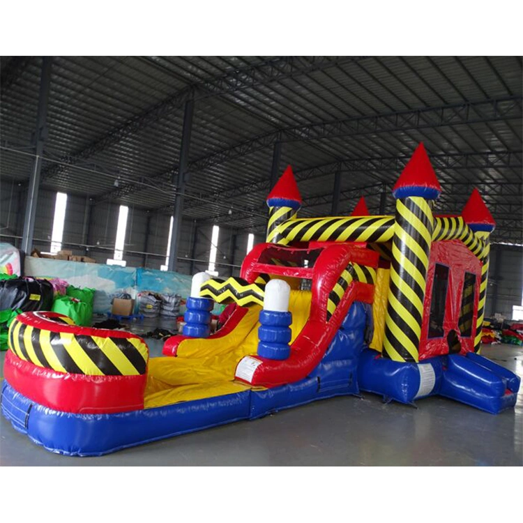 Venta caliente coche Estiling agua Slide Inflatable Bouncer agua de aire Tobogán Saltar Bouncy Castillo Luna Gran Bounce Casa Combo