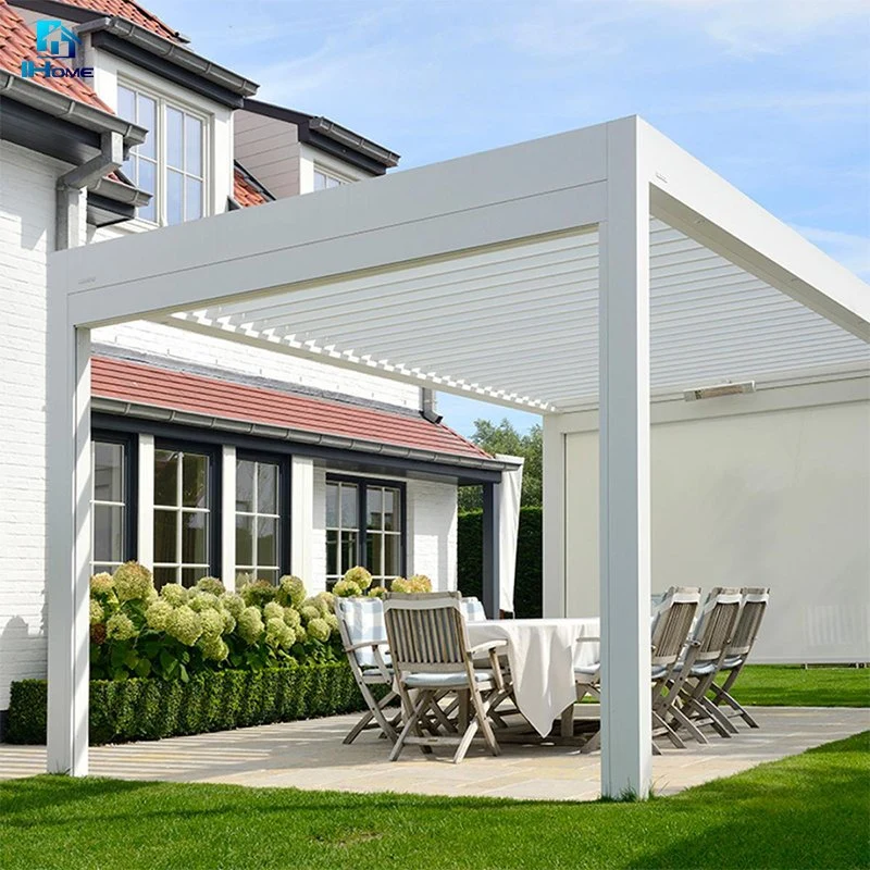 Aluminium Pergola Canopy Tent Cover with Side Blind