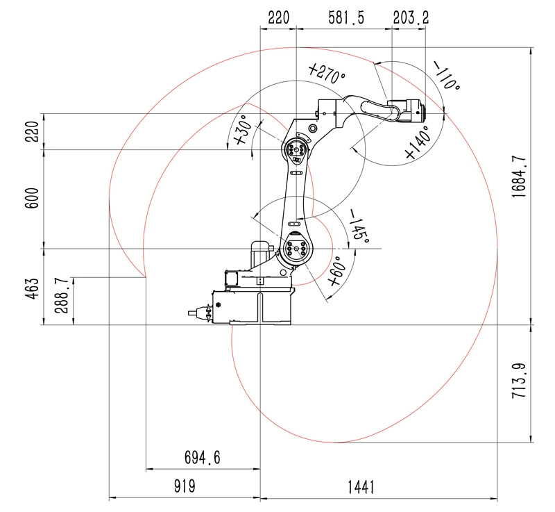 ISO Approved Yes Huazhongcnc or Hnc Hsr Education Robot Industrial Arm