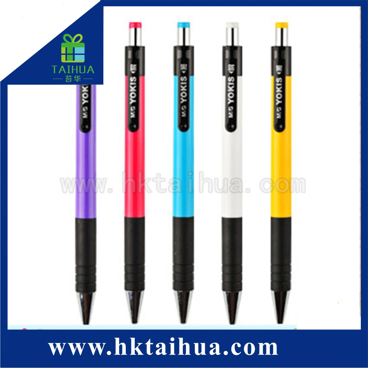 Promotion Short Keychain Cheap Ballpoint Pen with Keyring
