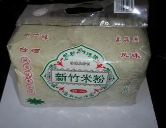 Xinzhu Rice Vermicelli Rice Noodles Instant Rice Vermicelli Noodles in Transparent Sealing Bag 125g