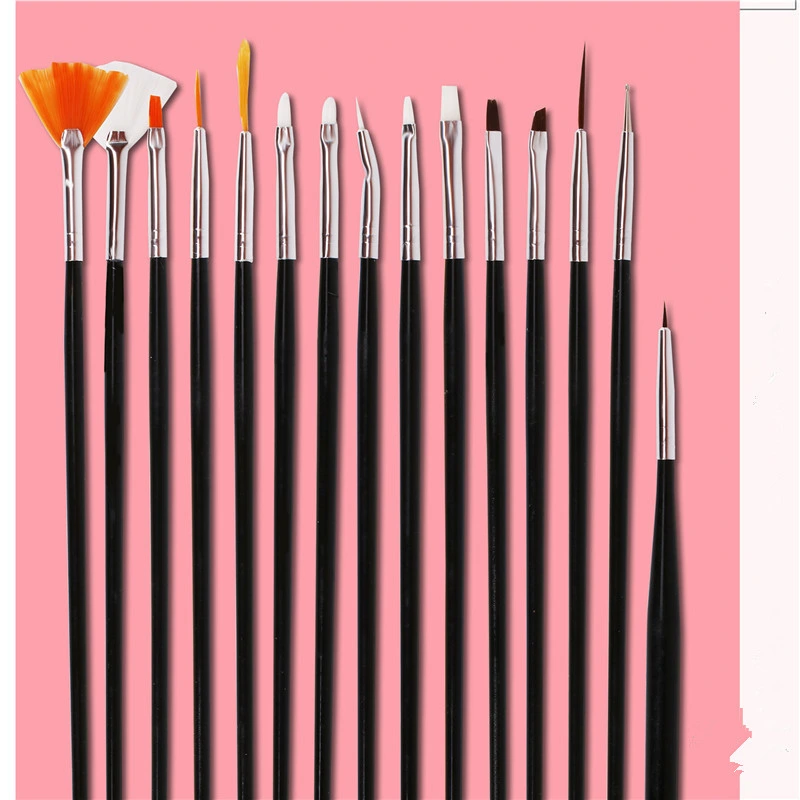 Jewelry Tweezers Nail File Gradient Sponge Nail Enhancement Pen Set 12 Piece Set