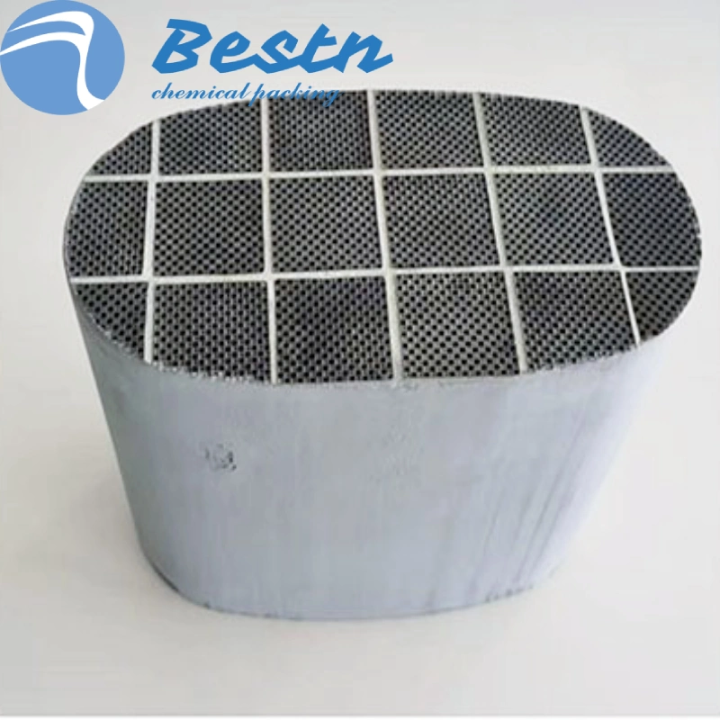 High Melting Point and Filtration Efficiency Silicon Carbide Diesel Particulate Filters Sic Wall Flow Filters for Diesel Vehicles and Ships