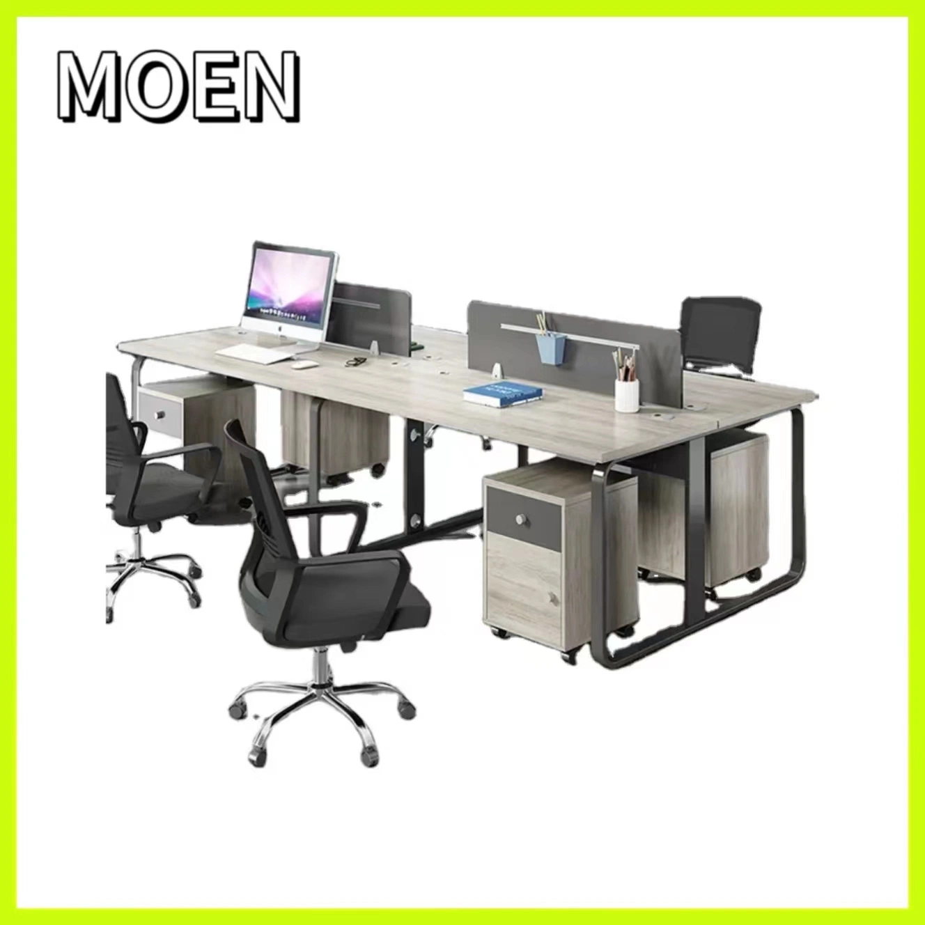 Mobilier de bureau moderne station de travail de bureau modulaire ensemble ordinateur de bureau Bureau de partition