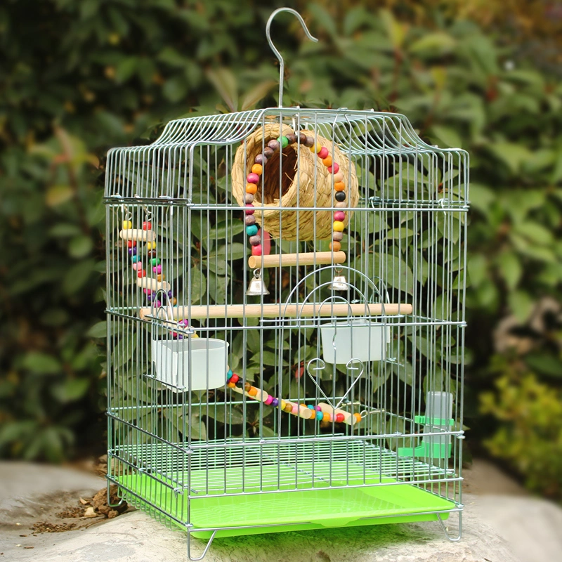 Metal de alta calidad Bird Cage Pet-Friendly jaula para mascotas con jaula desmontables de fácil limpieza.