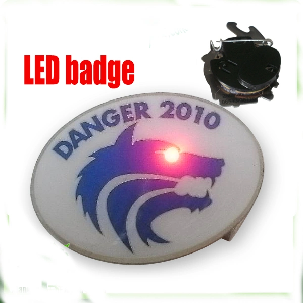 Making Metal Aluminum LED Badge Holder for Party (XD-B45)