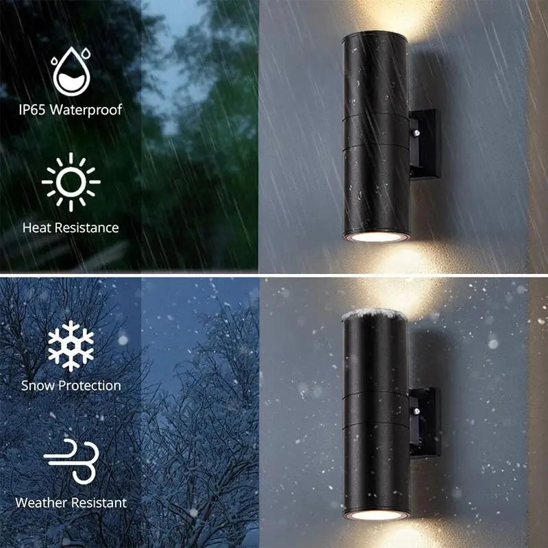 LED Waterproof IP65 Outdoor Wall Lamp up and Down Modern Garden Light
