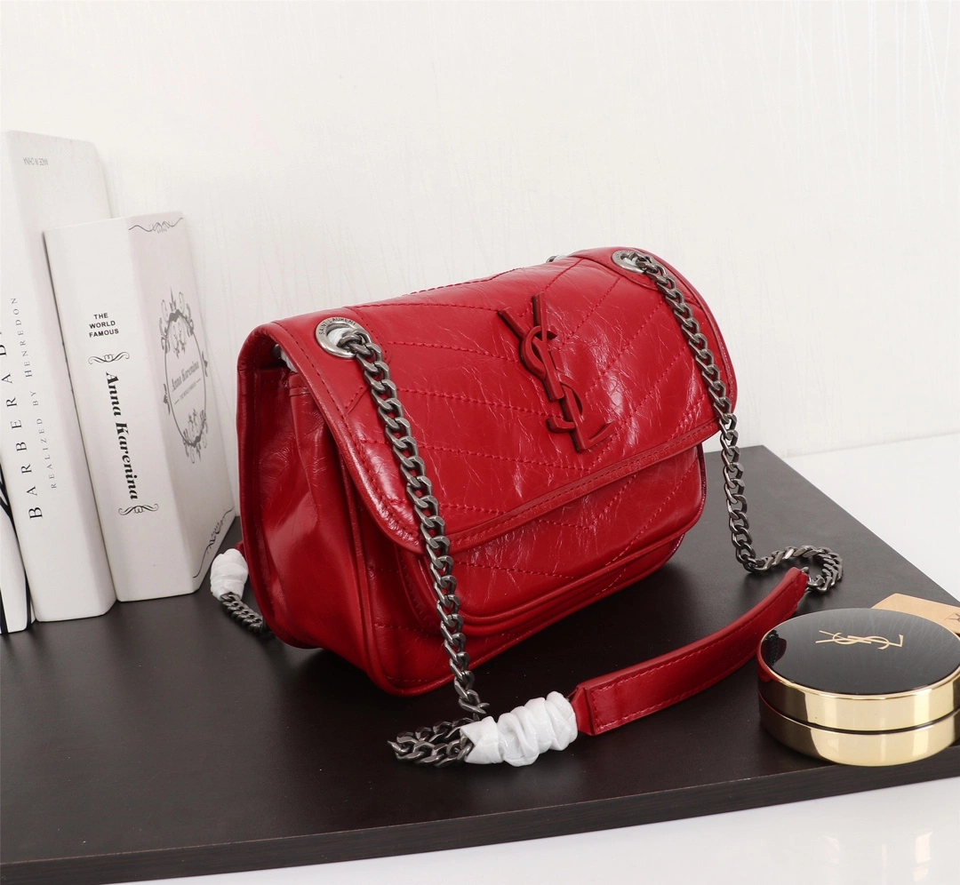 Classic Women Contrast Color Leather Shoulder Handbags Bag for Women Female Ladies Hand Bags