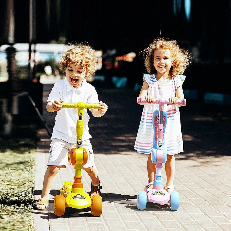 Los niños' Niños Scooters Scooter de pie con asiento para niños Deportes al aire libre