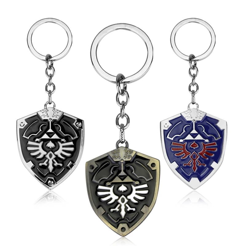 Zelda Legend Game High quality/High cost performance  Hot Sale Popular Gold Silver Plated Custom Design Logo Personalized DIY Metal Soft Hard Enamel Keychain